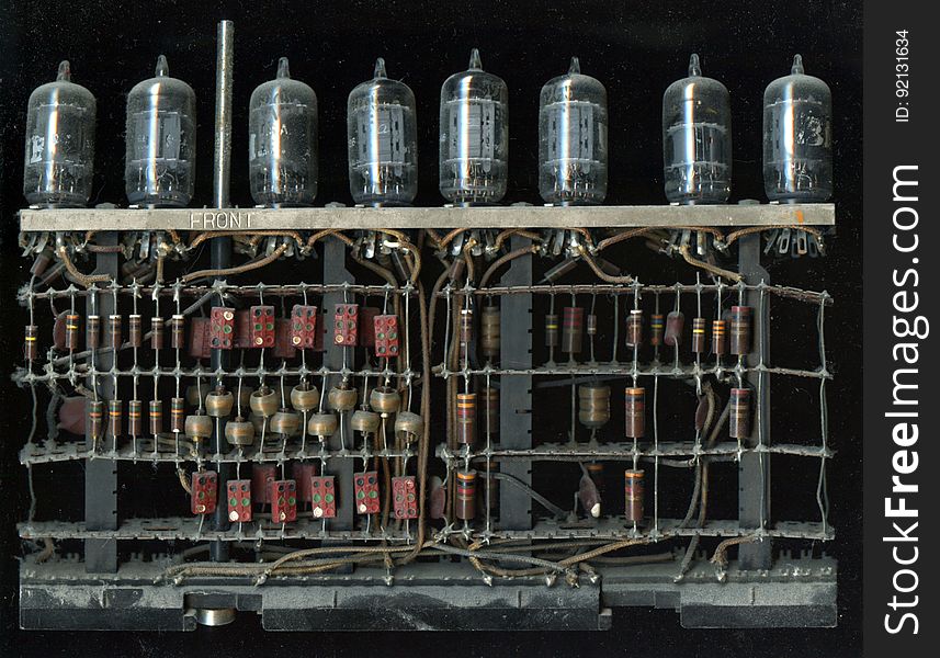 Talk about Dust to Digital! The IBM 701 &#x28;Circa 1953&#x29; The first IBM large-scale electronic computer manufactured in quantity. This circuit board, thought to be a logic unit, is from a 701. The first was delivered to Los Alamos in March, 1953. It was known then as an IBM 701 Electronic Data Processing Machine. This from the collection of Grudnick &#x28;Circa 1953&#x29;. All parts and dust are original. Talk about Dust to Digital! The IBM 701 &#x28;Circa 1953&#x29; The first IBM large-scale electronic computer manufactured in quantity. This circuit board, thought to be a logic unit, is from a 701. The first was delivered to Los Alamos in March, 1953. It was known then as an IBM 701 Electronic Data Processing Machine. This from the collection of Grudnick &#x28;Circa 1953&#x29;. All parts and dust are original.