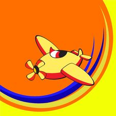 Funky  Airplane Stock Images