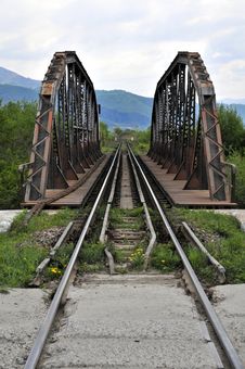 Railway Over Bridge Stock Image Railway Over Bridge Stock Image