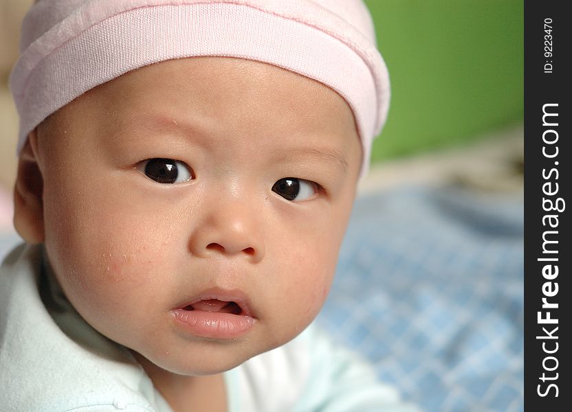 It is a cute chinese baby. he is 4 months. It is a cute chinese baby. he is 4 months.