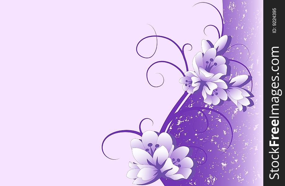 Beautiful vector background with different elements. Beautiful vector background with different elements