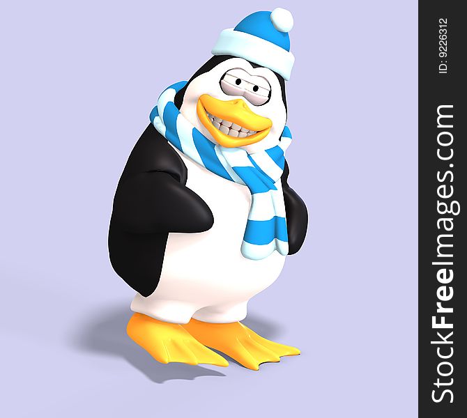 Male toon penguin