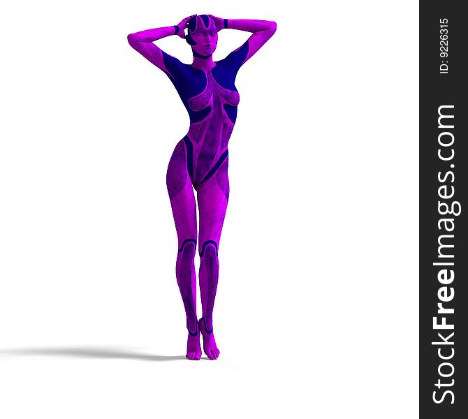 Sexy female android or robot
With Clipping Path. Sexy female android or robot
With Clipping Path