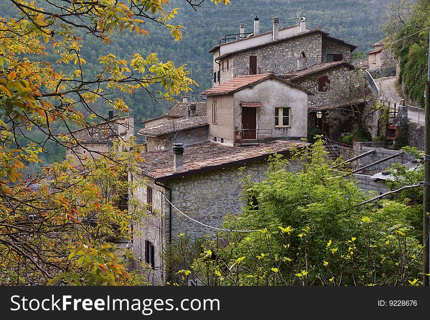 Photo of umbria old village near Terni