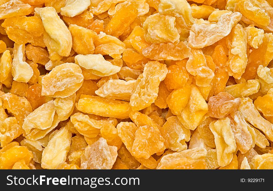 Dried fruit orange for eat