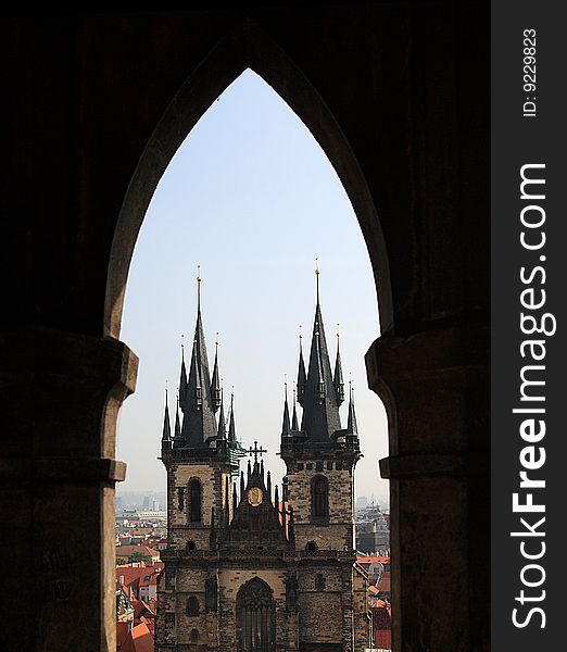 Staromestske square in Prague, Czech Republic