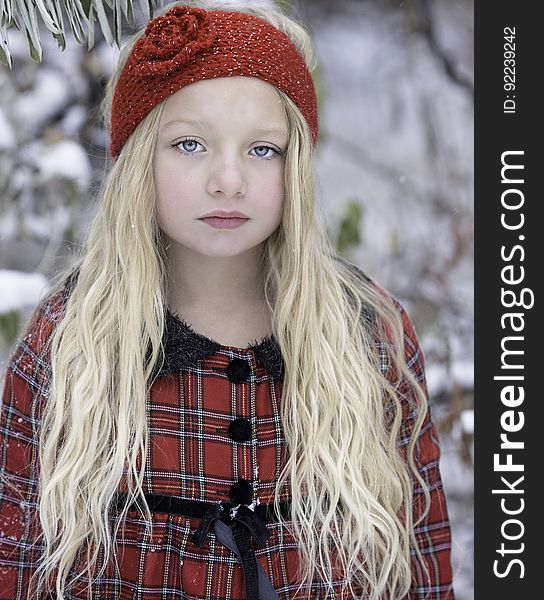 Human Hair Color, Headgear, Knit Cap, Girl