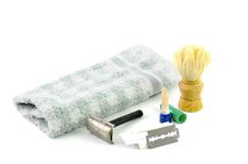 Old Shaving Tools Royalty Free Stock Photography Old Shaving Tools Royalty Free Stock Photography