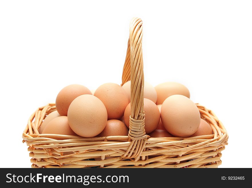 Eggs in a basket