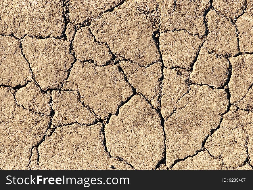 Dirt and crackeg background, texture