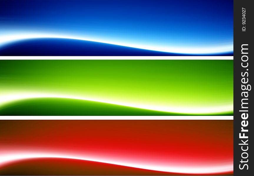 Blue, green and red background. Colors illustration. Blue, green and red background. Colors illustration