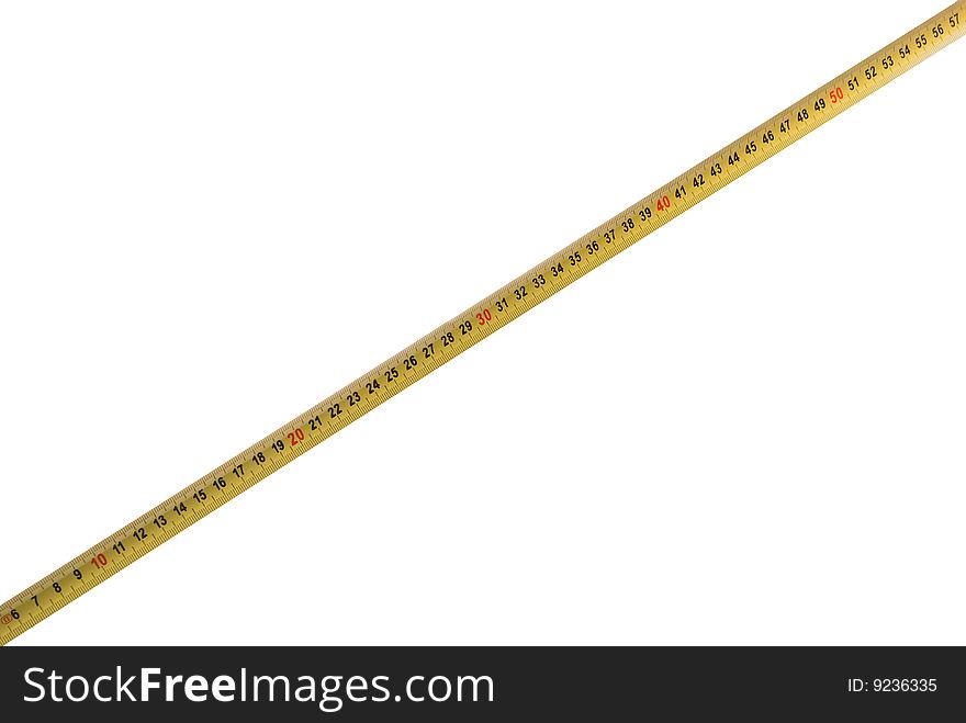 Yellow Meter With Clipping Path