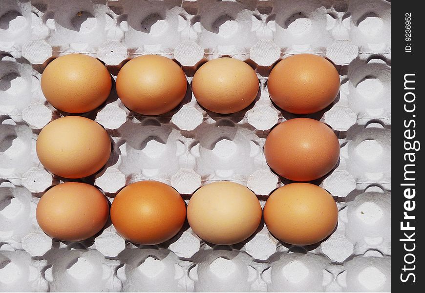 Photograph representing background of  eggs