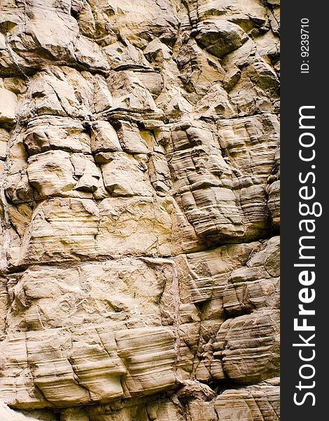 Sandstone Wall Texture And Background