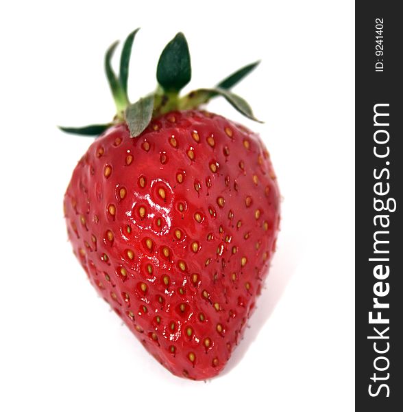 Strawberry Close Up Isolated