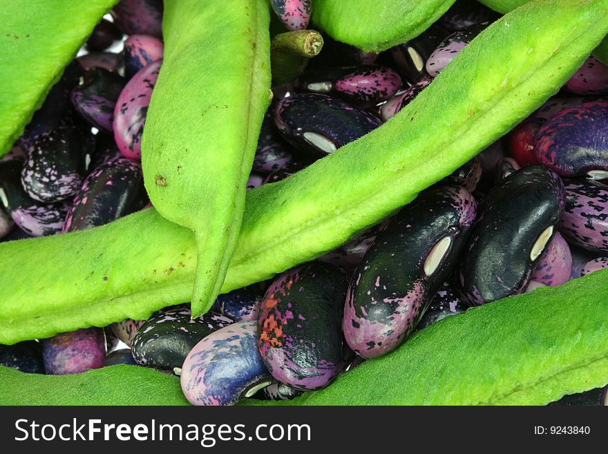 Ripe wax beans for background. Ripe wax beans for background.