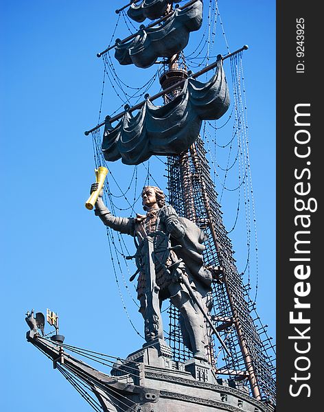Photo of Peter the Great statue in Moscow