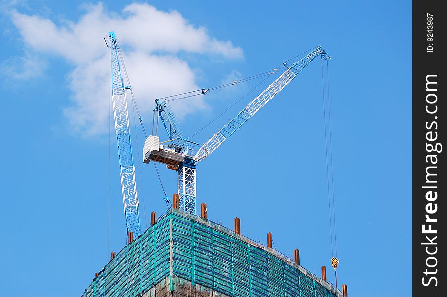 Photo of building structure on blue sky