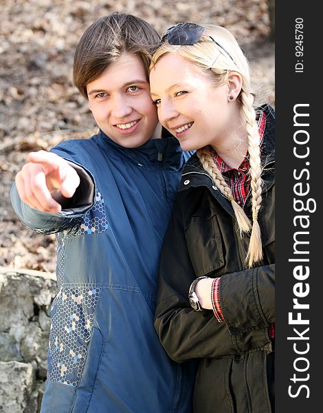 Couple In Park