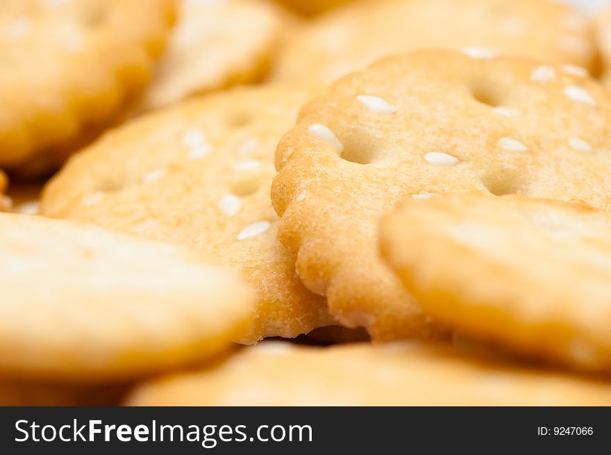 Sesame Crackers Macro View