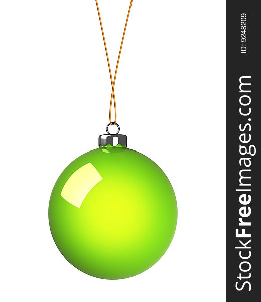 Green Christmas Ball