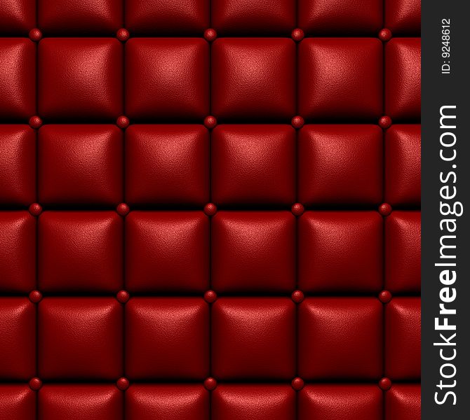 Furnishing leather texture red background