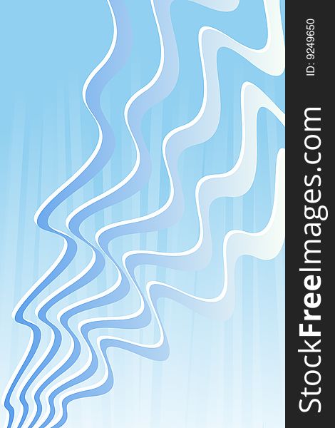 Vector illustration of abstract blue