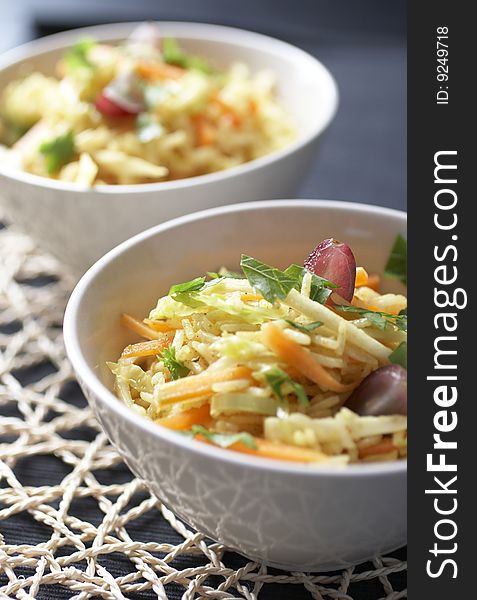 Salad rice healthy coloful food