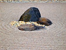 Japanese Dry Rock Garden Stock Image Japanese Dry Rock Garden Stock Image