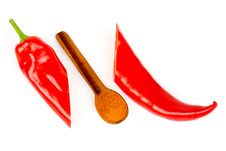 Red Chilly Pepper Stock Images