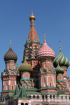 Saint Basil Cathedral At Red Square In Moscow Royalty Free Stock Images Saint Basil Cathedral At Red Square In Moscow Royalty Free Stock Images