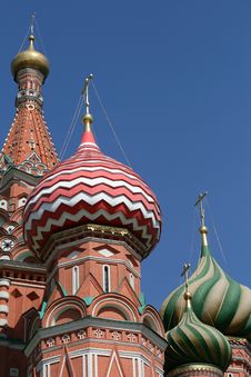 Saint Basil Cathedral At Red Square In Moscow Stock Image Saint Basil Cathedral At Red Square In Moscow Stock Image