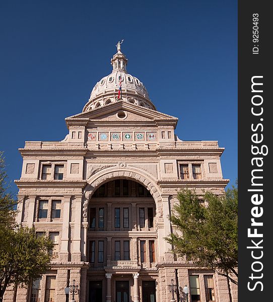 Texas State Capitol Building shot with wide angle lens