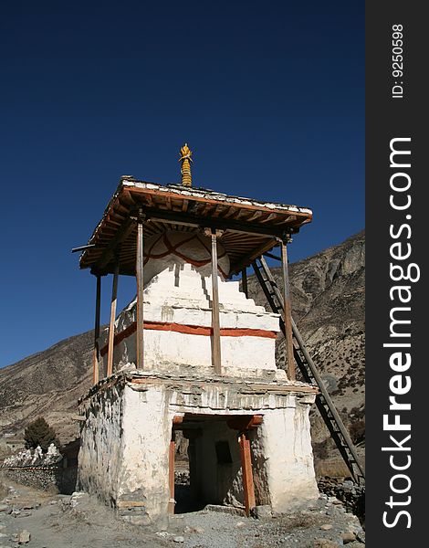 Stupa in Annapurna region, Nepal
