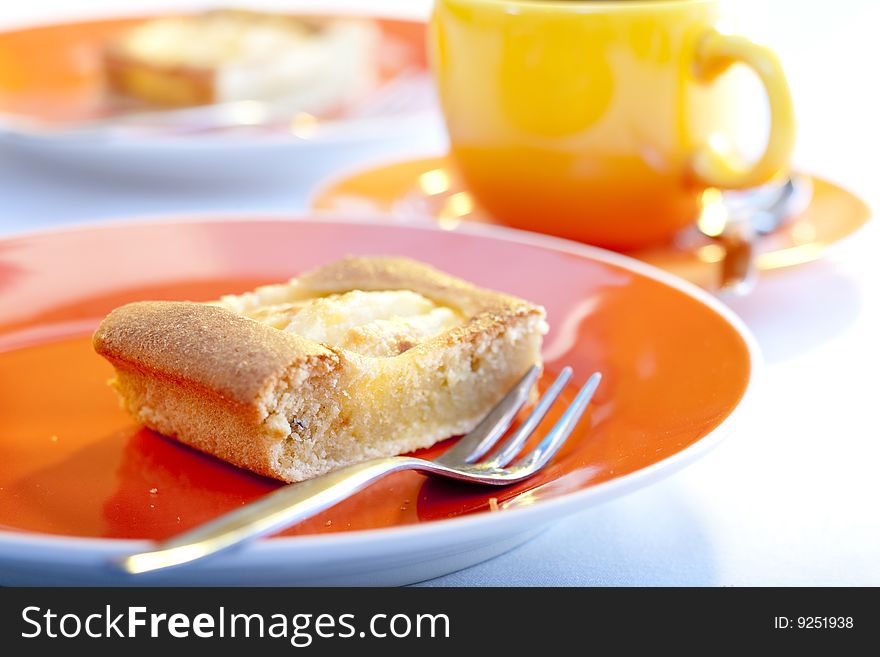 Apple pie and coffee