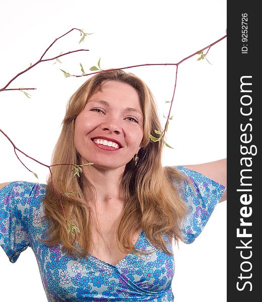 Woman With Branch