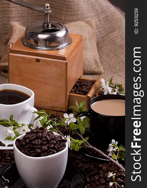 Hot aromatic coffee good for everything. Hot aromatic coffee good for everything