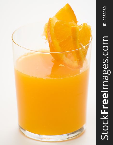 Natural fresh and delicious orange juice