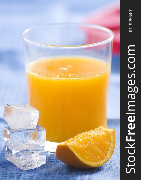 Natural fresh and delicious orange juice