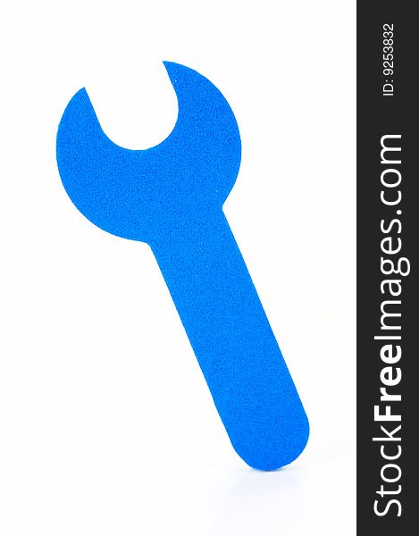 Construction spanner symbols isolated against a white background. Construction spanner symbols isolated against a white background