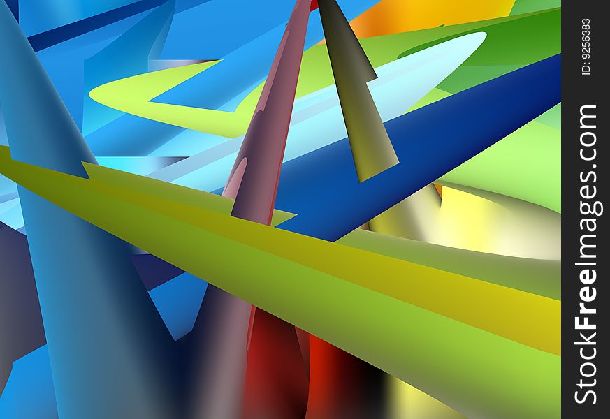 Illustration of abstract background, colors