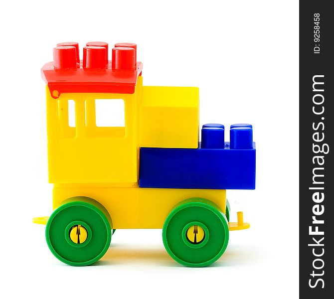 Plastic toy carriage