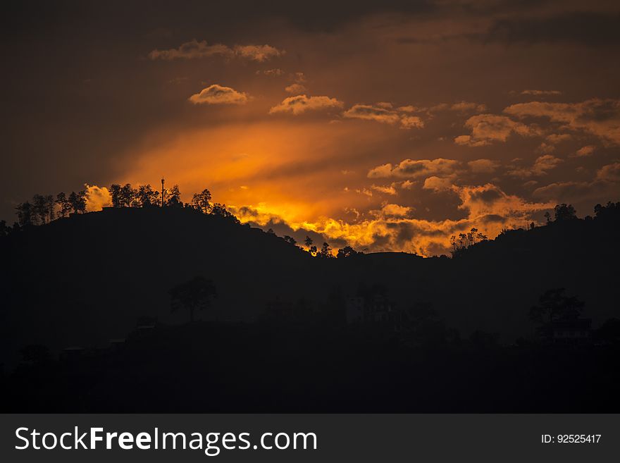 Sky, Afterglow, Atmosphere, Sunrise