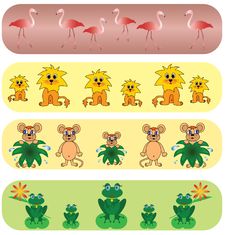 Set Universal Animals Backgrounds. Stock Image Set Universal Animals Backgrounds. Stock Image