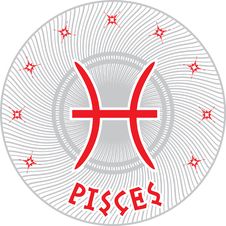 Pisces Zodiac Sign Stock Images