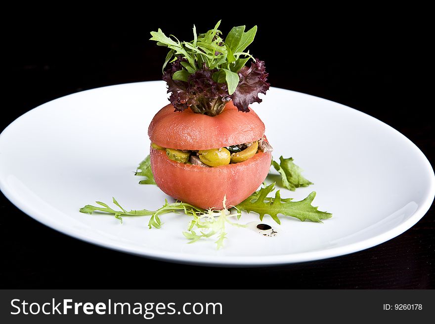 French Stuffed Tomato