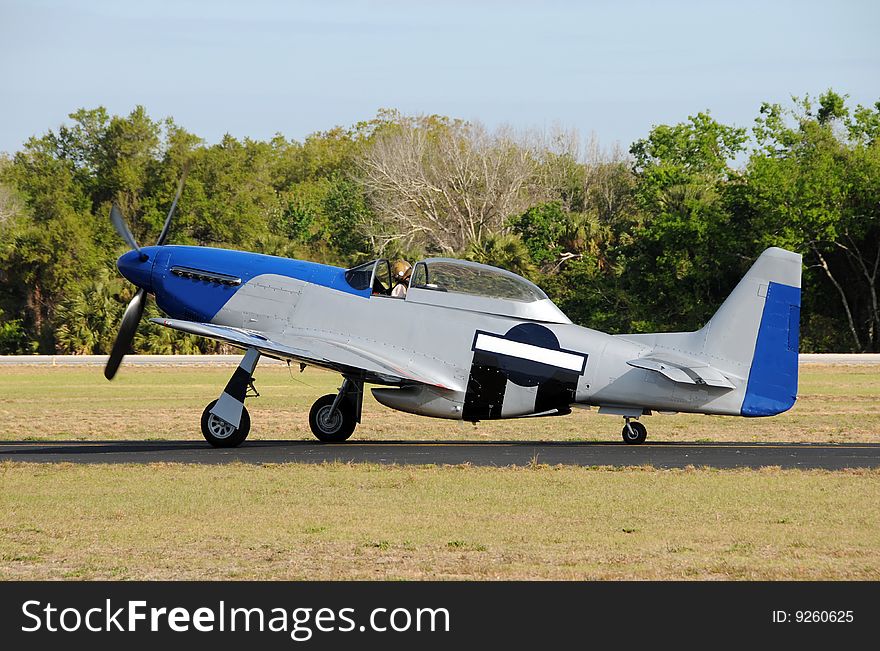 Old fighter plane