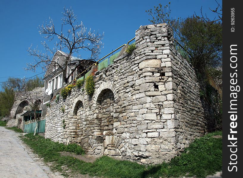 The house constructed about an ancient fortification. The house constructed about an ancient fortification
