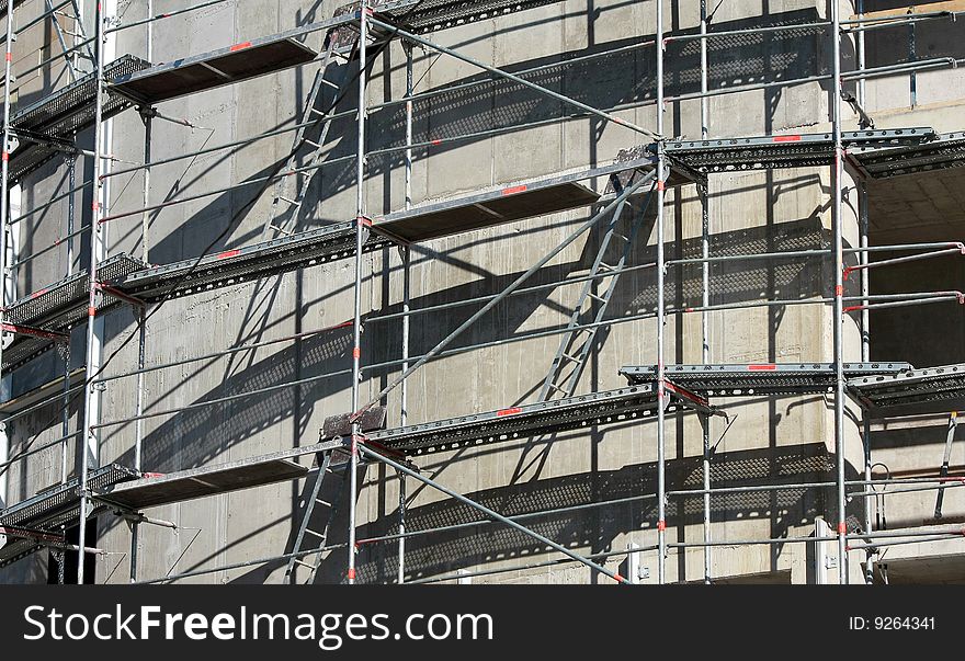 The building site in sunny day