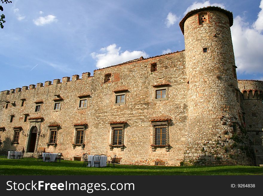 Castello Di Meleto In Italy / Tuscany